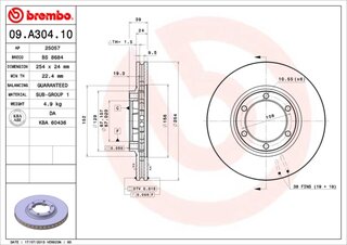 Brembo 09.A304.10