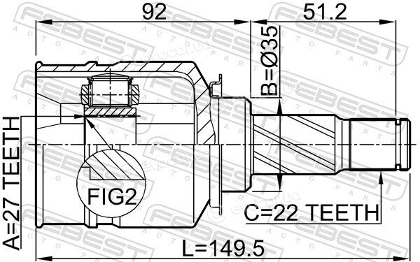 Febest 1811-Z14