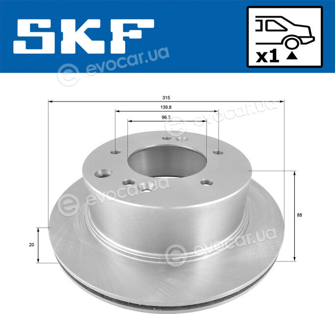SKF VKBD 90545 V1