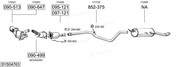 Bosal SYS04763