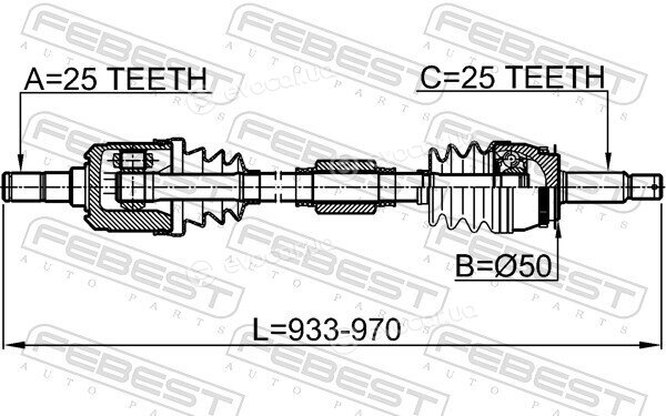 Febest 1214-CAMTRH