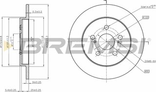 Bremsi CD7875S