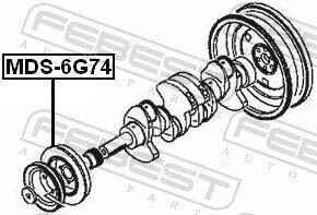 Febest MDS-6G74