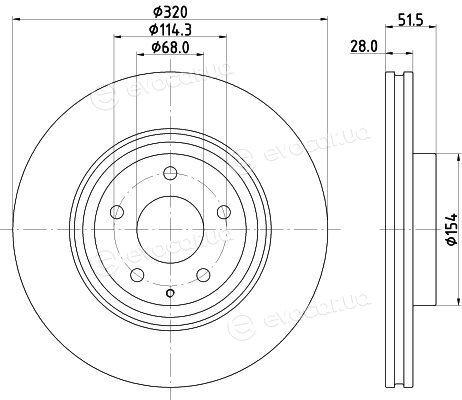 Hella Pagid 8DD 355 132-691