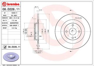 Brembo 08.D226.11