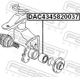 Febest DAC4345820037