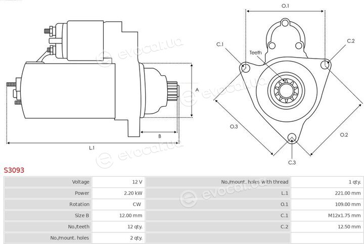 AS S3093(VALEO)