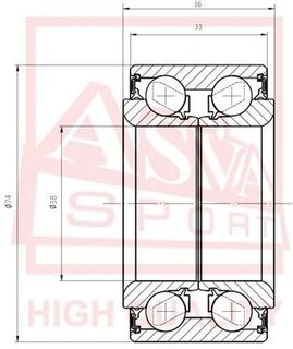 Asva DAC38740033-36