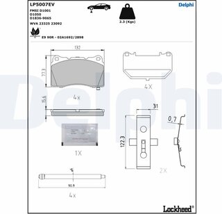 Delphi LP5007EV
