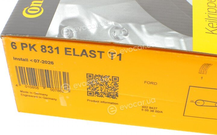 Continental 6PK831 ELAST T1