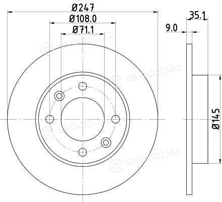 Hella Pagid 8DD 355 108-391