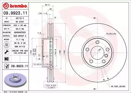Brembo 09.9923.11