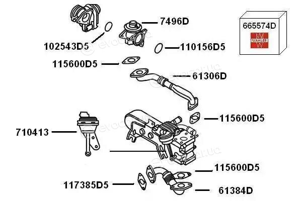 Wahler / BorgWarner 7900383