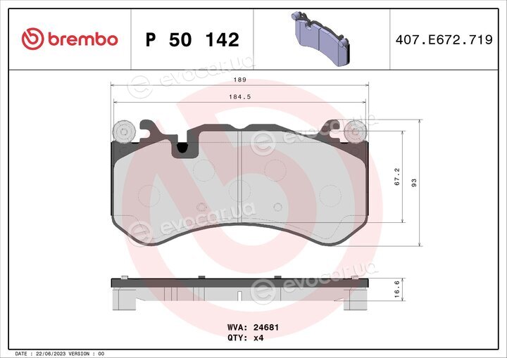 Brembo P 50 142