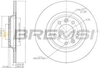 Bremsi CD7275S