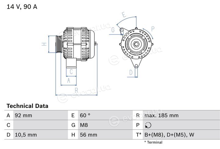 Bosch 0 986 040 180