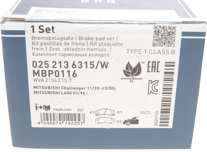 Meyle 025 213 6315/W