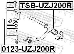 Febest 0123-UZJ200R