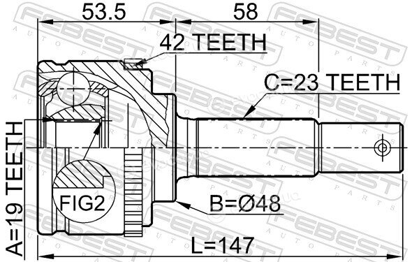 Febest 0210-043A42