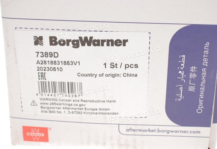 Wahler / BorgWarner 7389D