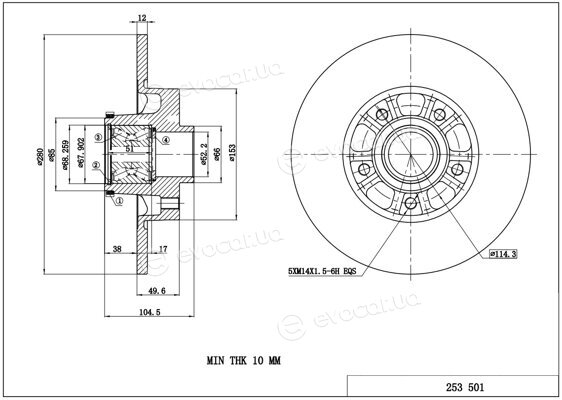 Hart 253 501
