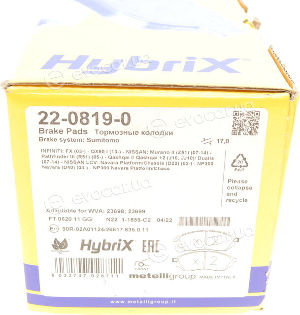 Metelli 22-0819-0