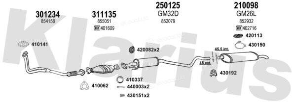 Klarius 390557E