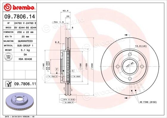 Brembo 09.7806.11