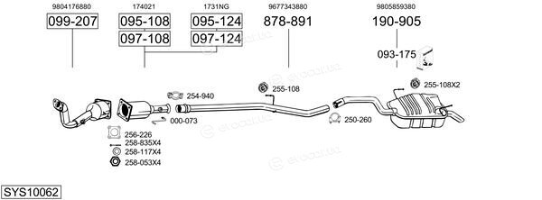 Bosal SYS10062