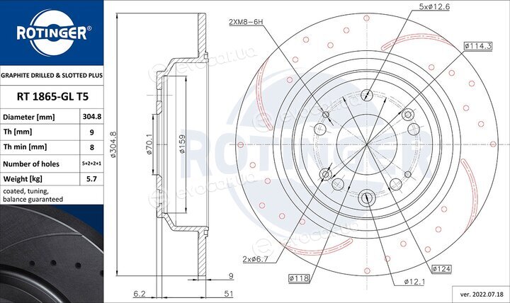 Rotinger RT 1865-GL T5