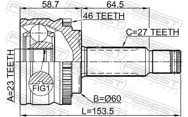 Febest 2210-CD20A46