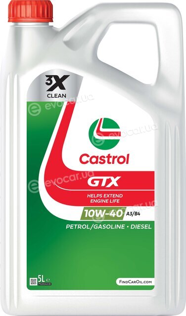 Castrol 10W40 GTX A3B4 5L