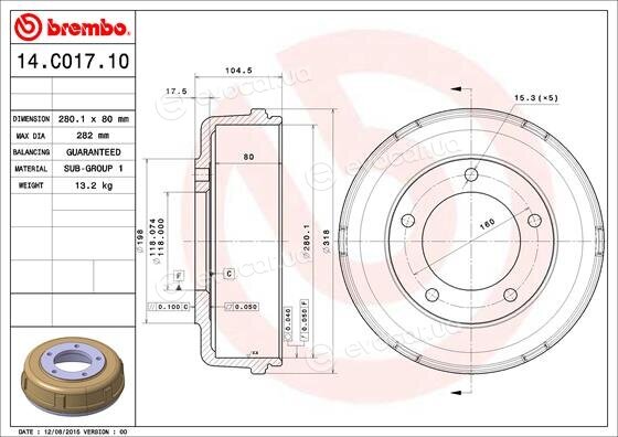 Brembo 14.C017.10