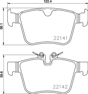 Hella Pagid 8DB 355 023-361