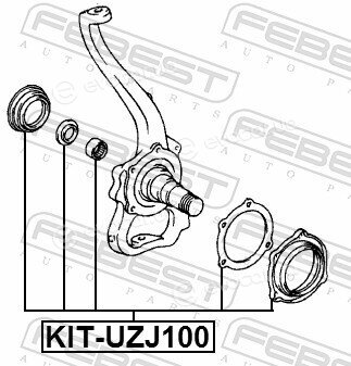 Febest KIT-UZJ100