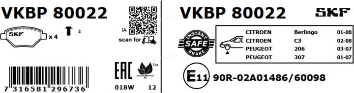 SKF VKBP 80022