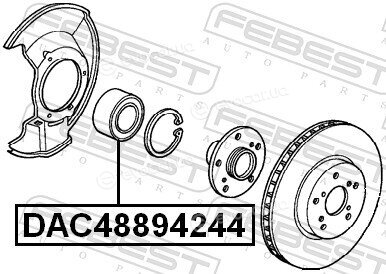Febest DAC48894244