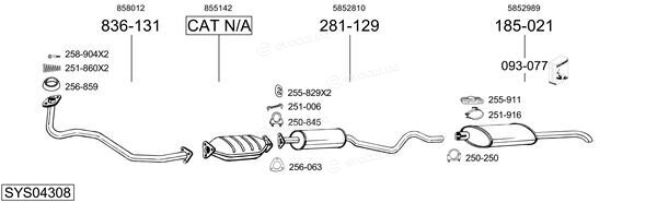 Bosal SYS04308