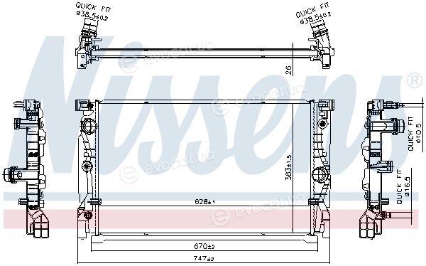 Nissens 606230