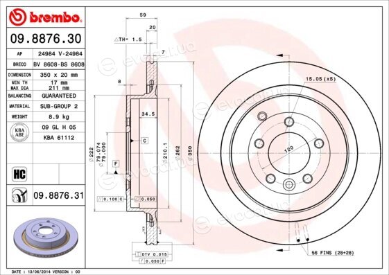 Brembo 09.8876.31