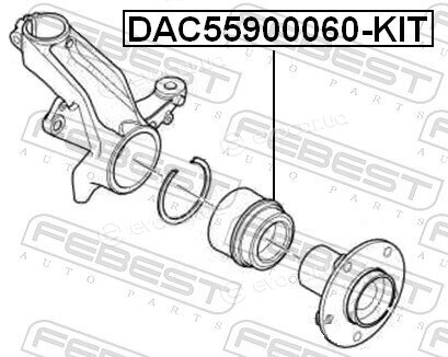 Febest DAC55900060-KIT