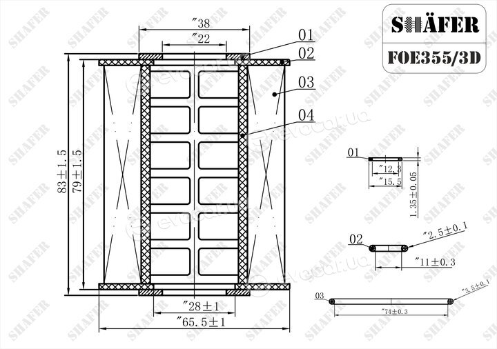 Shafer FOE3553D