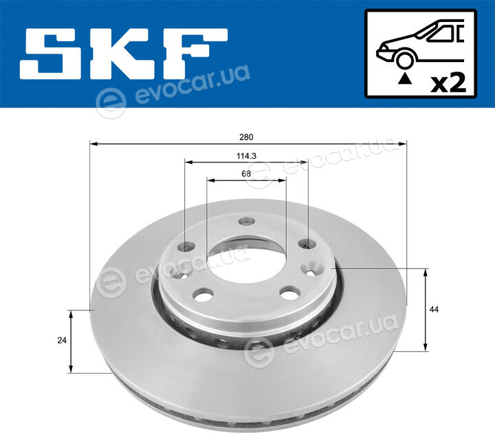 SKF VKBD 80008 V2