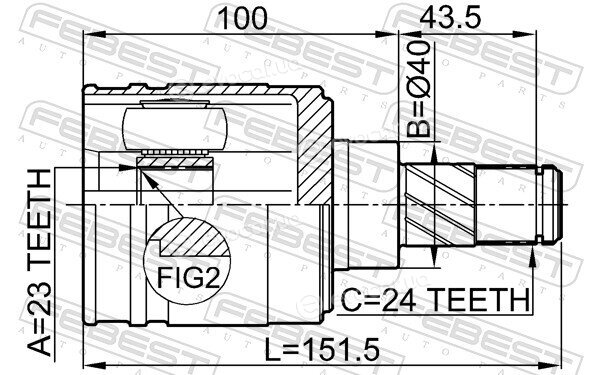 Febest 0211-N16JP