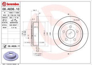 Brembo 08.A636.10