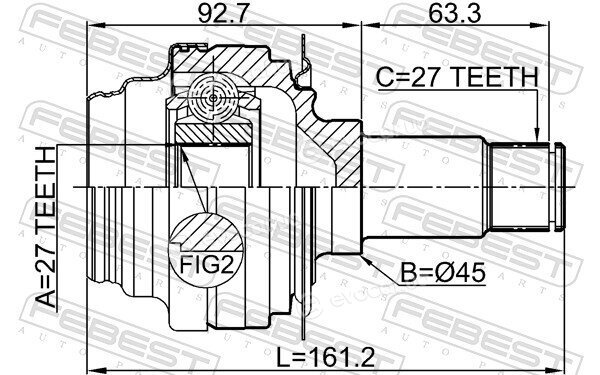 Febest 1611-212R