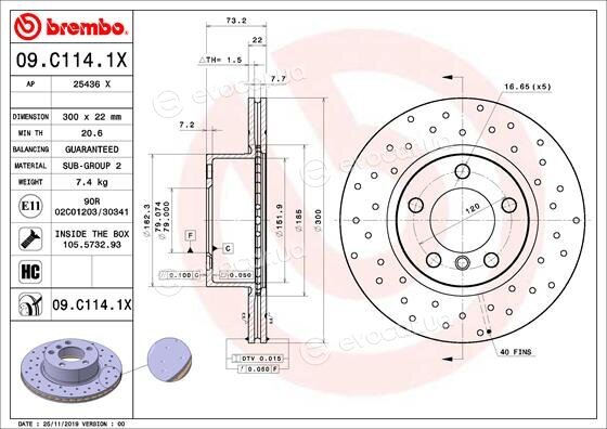 Brembo 09.C114.1X