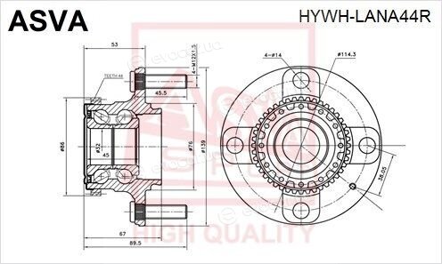 Asva HYWH-LANA44R