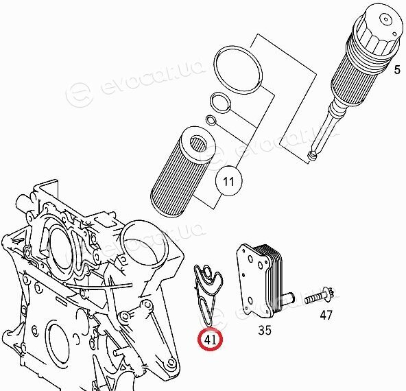 Mercedes-Benz A611 184 02 80