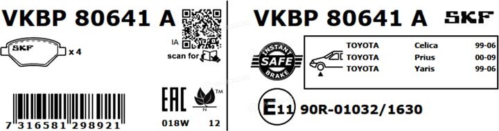 SKF VKBP 80641 A
